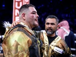 Andy Ruiz subió al ring con algunos kilos de más, lo que le restó velocidad ante Anthony Joshua. AP/N. Potts