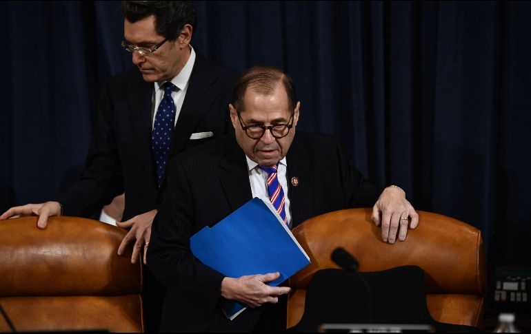 Nadler (c) detalló que la principal acusación se centraría en que Trump 