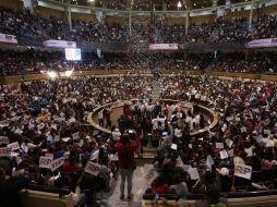 La asamblea de este domingo en Aguascalientes. FACEBOOK/Redes Sociales Progresistas