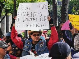 El incremento del refrendo de 168 a 648 pesos generó molesta entre los motociclistas. EL INFORMADOR / J. CASTILLO