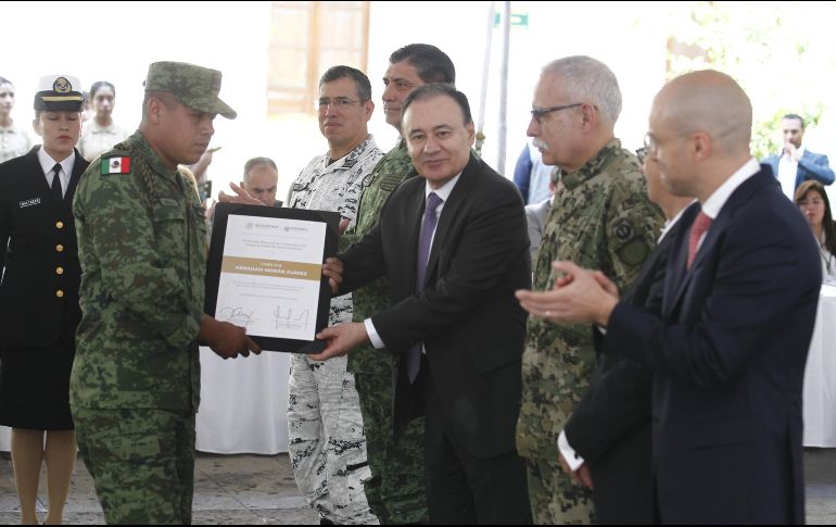 Durazo recordó que el gobierno se había comprometido a contar con 72 mil elementos de la Guardia Nacional desplegados en el país en este año. EL INFORMADOR / A. Camacho