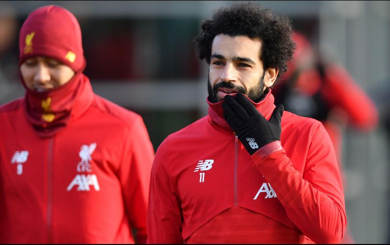 Mohamed Salah. El delantero egipcio buscará llevar a su equipo a instancias definitivas del mayor certamen de clubes en Europa. AFP/P. Ellis