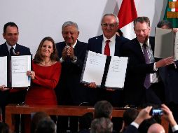 Las tres naciones coinciden en que es un acuerdo que beneficia al desarrollo de la región de América del Norte. AP / M. Ugarte