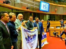 Ismael Del Toro Castro, presidente municipal de Guadalajara, fue quien recibió esta distinción en compañía de Fernando Ortega, director general del Code Jalisco y de Tomás Gallo Padilla, titular del Consejo Municipal del Deporte de Guadalajara (Comude). TWITTER / @comudegdl