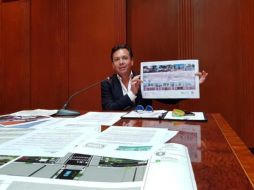 Lemus Navarro dio un plazo de 10 días hábiles para que los vecinos dialoguen entre ellos y se llegue a un acuerdo. EL INFORMADOR / R. Bobadilla