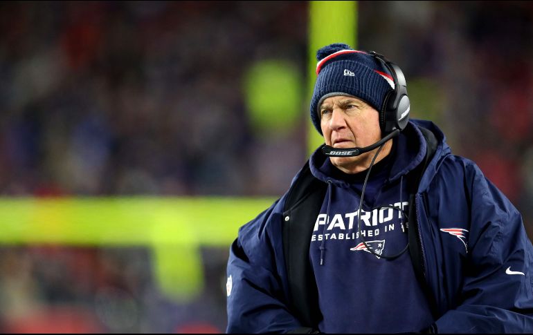 “No he visto ningún tipo de video, nada realizado por ese equipo de producción, salvo lo que se ha visto por televisión pública o algo así”, indicó Belichick. AFP/M. Meyer