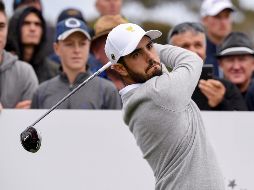 Ancer está entre los mejores 40 golfistas del mundo y será el primer mexicano en disputar la Presidents Cup. AFP/W. West