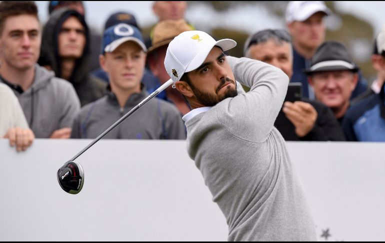 Ancer está entre los mejores 40 golfistas del mundo y será el primer mexicano en disputar la Presidents Cup. AFP/W. West