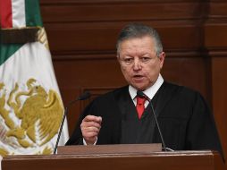 Arturo Zaldívar presentar el informe de su primer año al frente del máximo tribunal. TWITTER@SCJN