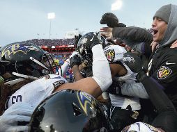 Los Ravens acumulan nueve victorias consecutivas, y un triunfo esta noche ante los Jets les daría el título de su División. AFP/B. Bennet