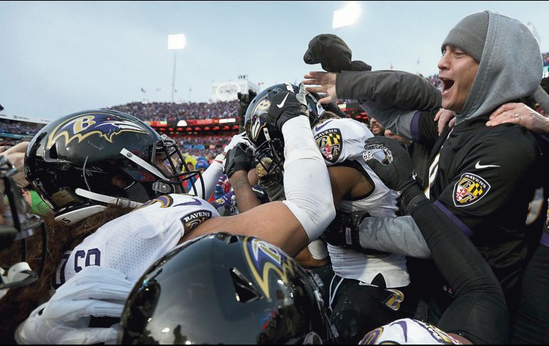 Los Ravens acumulan nueve victorias consecutivas, y un triunfo esta noche ante los Jets les daría el título de su División. AFP/B. Bennet