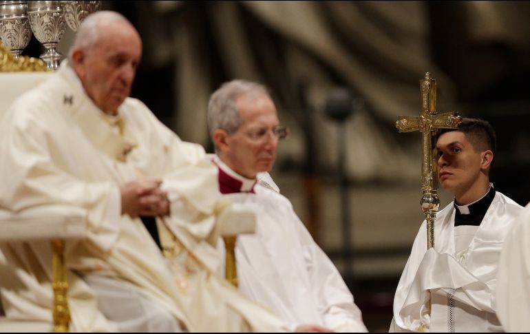 La homilía de este jueves fue pronunciada en español por el Papa, quien mantiene la tradición de celebrar a la Virgen de Guadalupe en el Vaticano. AP/G. Borgia