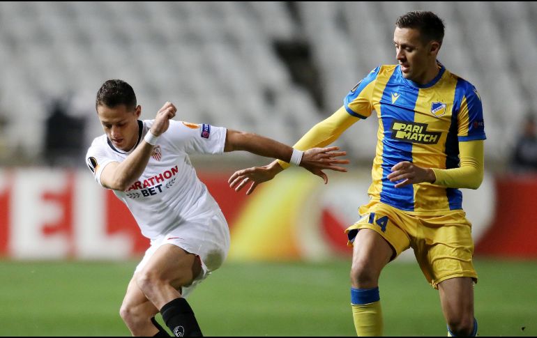 Hernández fue titular pero salió de cambio al arranque del segundo tiempo. AFP