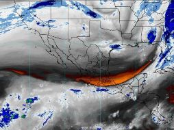 Pronostican chubascos dispersos en zonas de Veracruz, Oaxaca, Chiapas, Tabasco y Quintana Roo. ESPECIAL/CONAGUA