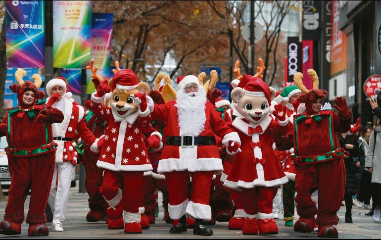 Parque de diversiones Everland. Es uno de los más grandes de Seúl y cada año se convierte en una sucursal del Polo Norte. EFE