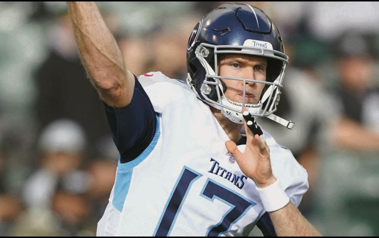 Resurgimiento. Ryan Tannehill, quien es titular con los Titans desde la Semana 7, le ha dado una nueva cara al equipo, que ahora contiende por su División. AFP/T. Henderson