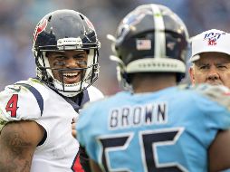 A pesar de tener un juego errático, Deshaun Watson hizo lo suficiente para llevar a Houston al triunfo. AFP/W. Hitt