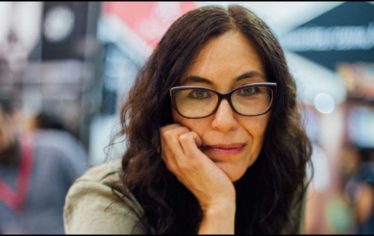 Vivian Abenshushan comenta sobre su más reciente obra en la que convergen citas e iconografías. EL INFORMADOR/G. Gallo