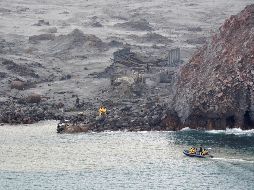 Militares durante la búsqueda de cuerpos en la isla White Island el pasado 13 de diciembre. AFP/Fuerza de Defensa de Nueva Zelanda/ARCHIVO
