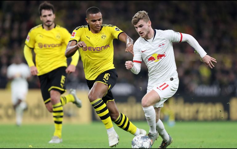 Ambos equipos se ubican en la parte alta de la clasificación, aunque con este resultado el Leipzig seguirá como líder. EFE/F. Vogel