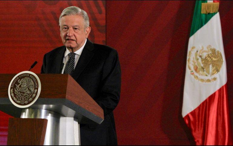 El titular del Ejecutivo señala que donde ha habido mayor demanda de seguridad y cuidado es en el transporte de mercancías por carretera para evitar el robo en el transporte de carga. NTX / J. Lira