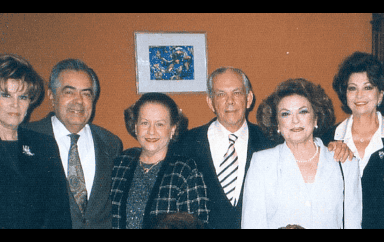 Con Jorge, Irma, Polín, Luz Elena y María de la O.