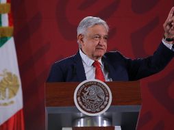 Al explicar que la conferencia matutina contribuye a mantener la comunicación y la información con los ciudadanos, el Mandatario dice que el monto destinado a este rubro resulta una cifra significativa. NTX / I. Hernández