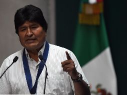 Evo Morales permaneció casi un mes en México, donde a su llegada se le otorgó una visa por razones humanitarias. AFP/ARCHIVO