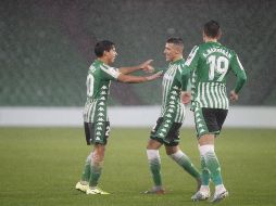 Por primera ocasión el tabasqueño completó un partido con la playera del Betis. TWITTER / @RealBetis