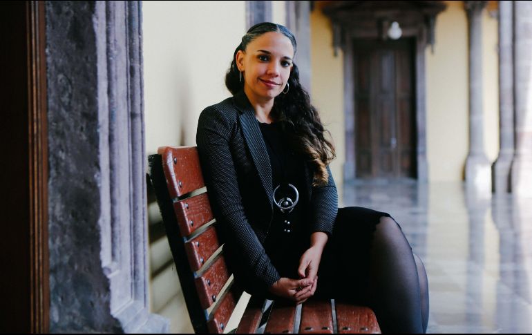 Giovana Jaspersen charla sobre los proyectos que se generarán con el presupuesto otorgado por el Gobierno estatal. EL INFORMADOR/G. Gallo