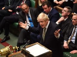 Boris Johnson, primer ministro británico. EL Reino Unido estará fuera de la Unión Europea antes de que termine 2002. AFP/J. Taylor