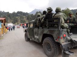 Tras este incidente, elementos de la Policía Estatal y Ejército Mexicano hicieron acto de presencia en la zona. SUN / ARCHIVO