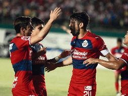 Oribe Peralta. El veterano delantero del Guadalajara hizo el único gol del partido. ESPECIAL/El Diario de Yucatán.