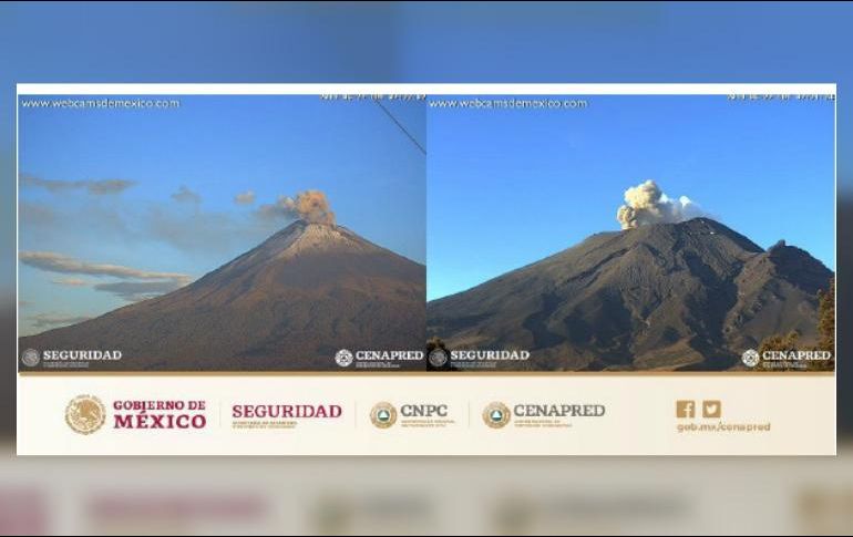 La supervisión de ambos volcanes permite a las autoridades de los tres órdenes de gobierno y de Protección Civil dar seguimiento a la actividad volcánica. TWITTER / @CNPC_MX