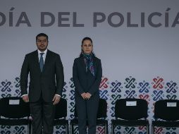 La jefa de Gobierno, se dijo orgullosa de la Policía de la Ciudad de México. NTX/ ESPECIAL