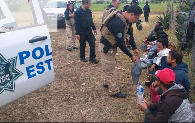 Los migrantes fueron trasladados a las instalaciones de la Fiscalía General de Justicia del Estado en el municipio de El Mante. CORTESÍA