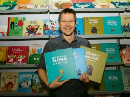 De regreso a México, Chris Haughton aterrizó en la pasada Feria Internacional del Libro de Guadalajara (FIL). EL INFORMADOR / E. Barrera