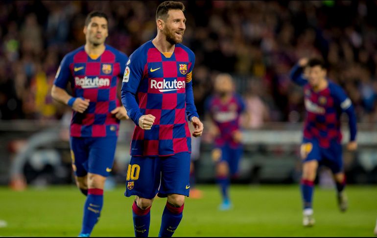 El 10 del Barcelona, registró 50 goles en 58 partidos. AP/J. Monfort