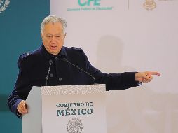 El director de la CFE salió fortalecido tras el espaldarazo del Presidente y del SUTERM. NTX/I. Hernández
