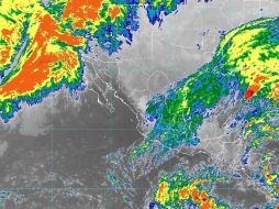 Las condiciones climáticas serán originadas por el nuevo frente frío 24 que se extenderá en el Golfo de México y el sureste del país. ESPECIAL/CONAGUA