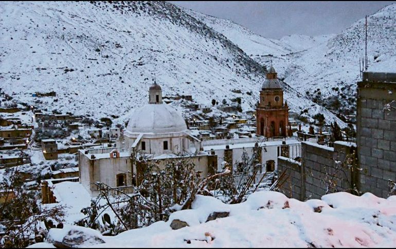 Real de Catorce. San Luis Potosí se pintó de blanco y mostró al mundo estas postales. ESPECIAL/pasionsanluismx