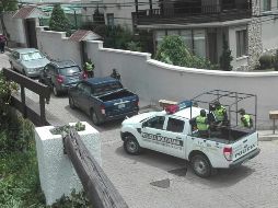 Militares y policías rodean la sede diplomática mexicana, donde se refugian exautoridades del Gobierno de Evo Morales. NOTIMEX