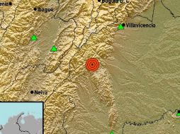 El sismo se sintió en varias regiones como Bogotá, el Eje Cafetero y el Tolima, así como el Valle del Cauca. TWITTER / @sgcol
