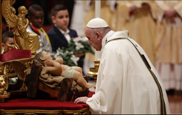 Con motivo de la Navidad, Francisco hizo un llamado a la tolerancia, al amor. EFE/C. Peri