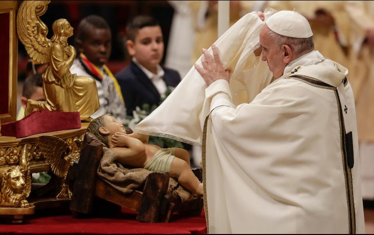 Con motivo de la Navidad, Francisco hizo un llamado a la tolerancia, al amor. EFE/C. Peri