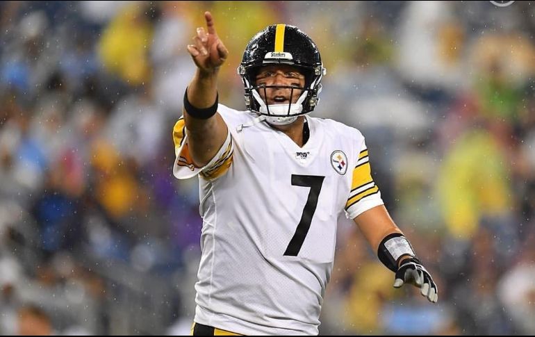 Roethlisberger sufrió una lesión en el codo en el juego de la Semana 2 ante Halcones Marinos de Seattle. INSTAGRAM / @Steelers