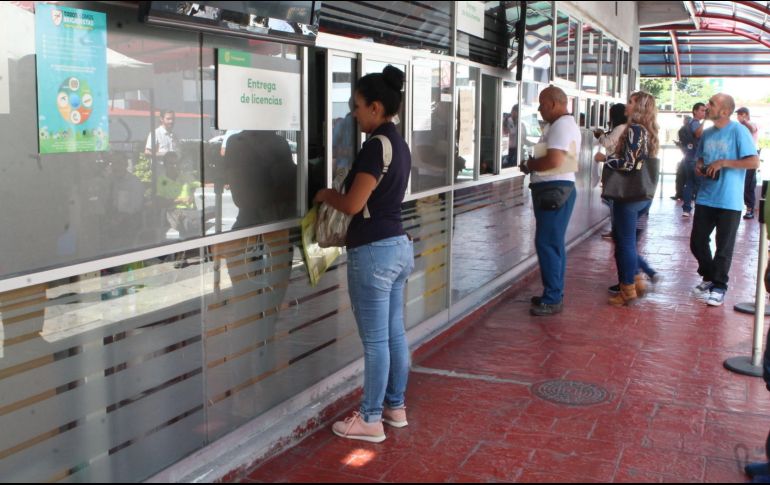 La Secretaría de Transporte anunció que el aumento de licencias expedidas en 2019 se debió a que creció la demanda y a que, también, se abrieron nuevos módulos. EL INFORMADOR / ARCHIVO