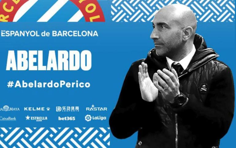 Abelardo Fernández reemplaza a Pablo Machín, quien fue despedido tras la derrota contra el Leganés. TWITTER / @RCDEspanyol
