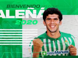 El canterano culé de 21 años se enfundará en la elástica bética hasta el final de esta temporada. TWITTER / @RealBetis