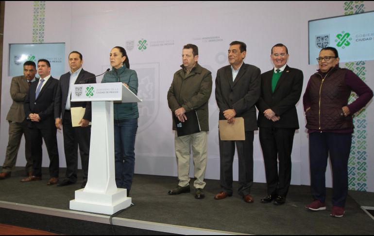 Claudia Sheinbaum confirmó que se supervisará la infraestructura eléctrica en los 329 mercados que hay en la CDMX para evitar nuevos incendios. NTX/G. Durán